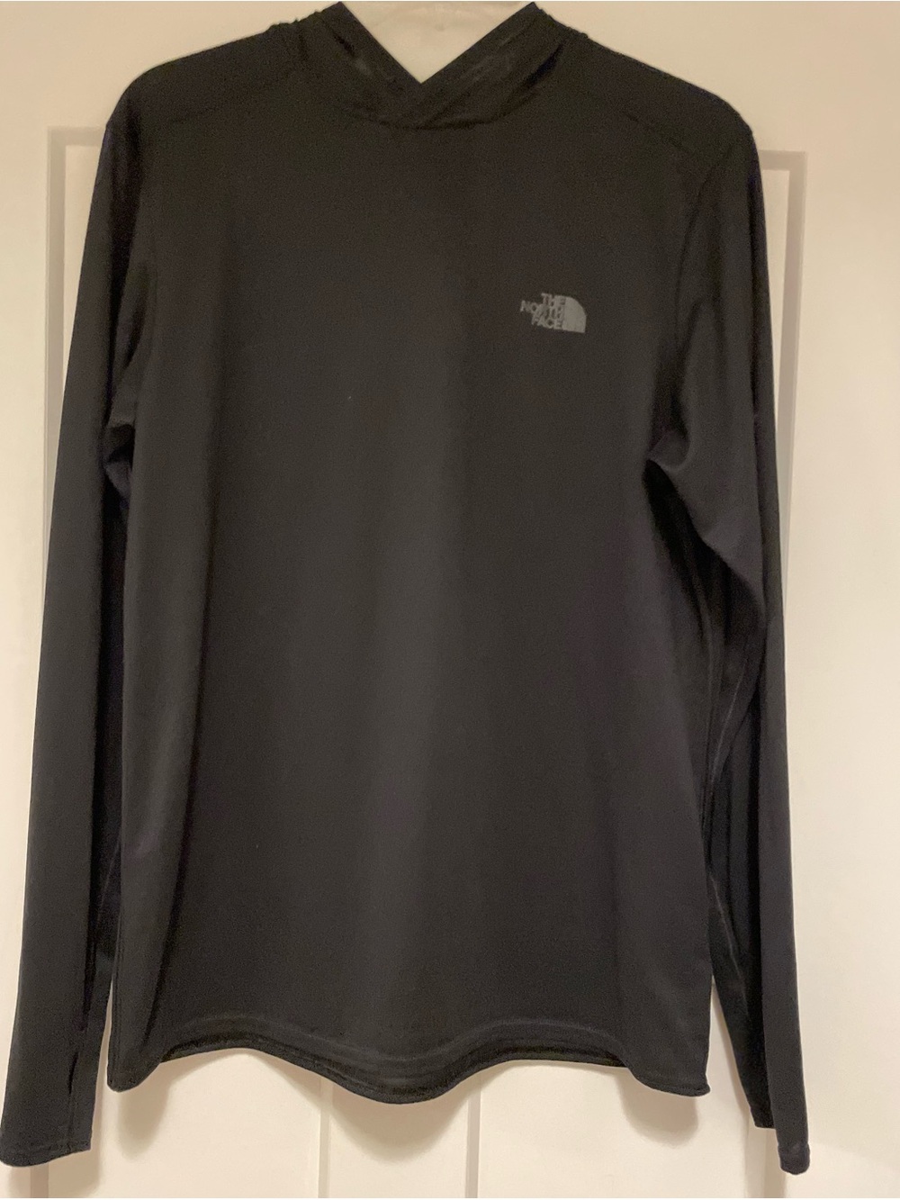 The North Face Hyperlayer Flash Dry Black Long-Sleeve Hooded Performance Tee